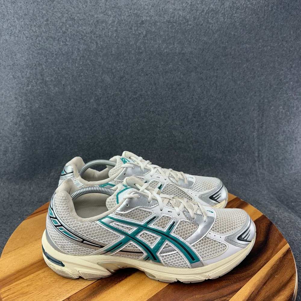 ASICS Gel 1130 Running Shoes White Rainy Lake 1203A609 Mens Size 11